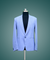 Front View Of Sky Blue Suit For Men