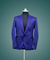 Front View Of Casual Navy Blue Blazer
